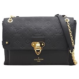 Borsa a Spalla Vavin PM Empreinte Louis Vuitton Nero