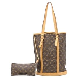 Louis Vuitton Monogram Bucket GM Handtasche Braun Monogramm