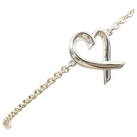 Pulseira de Prata Esterlina Loving Heart da Tiffany & Co. Prata