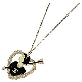 Collana in Perle Finte Chanel Mademoiselle D'oro