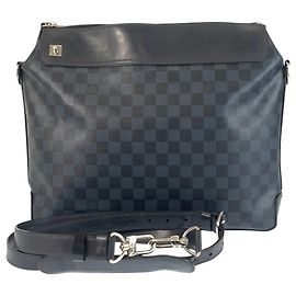 Louis Vuitton Damier Cobalt Messenger Bag Black Blue