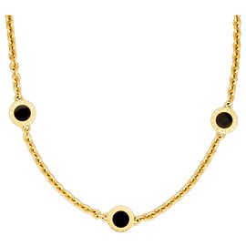 Bulgari Collar Bvlgari de ónix en oro amarillo de 18 quilates Otro