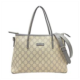 Borsa tote 2 in 1 Gucci grigia Marrone