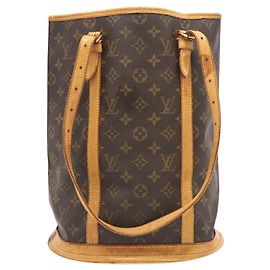 Sac à main Monogram Bucket GM Louis Vuitton Marron Monogramme