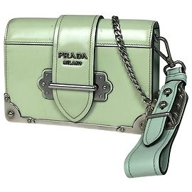 Pochette Cahier de Prada en Vert Vert