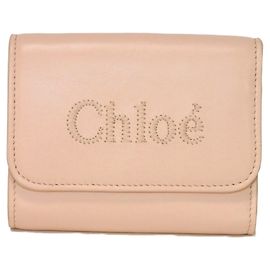 Chloé Sense Small Trifold Wallet Pink