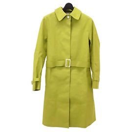 Cappotto in cotone Mackintosh Verde Verde chiaro