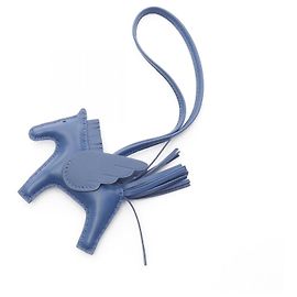 Hermès Hermes Rodeo Pegasus Swift Leather Charm Blue