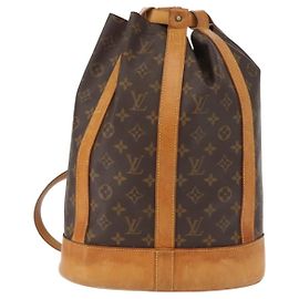 Mochila Randonnee Monogram em Canvas PM Louis Vuitton Marrom