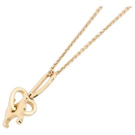 Céline Collana in metallo Celine Triomphe Heart D'oro