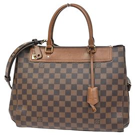 Bolso Greenwich Damier Louis Vuitton Castaño