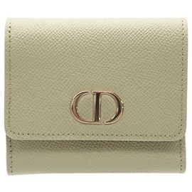 Christian Dior Dior 30 MONTAIGNE Lotus Wallet Green
