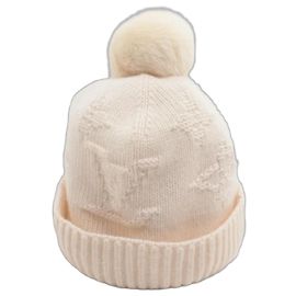 Louis Vuitton Cashmere Mütze Medium Weiß