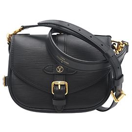 Borsa a Spalla Saumur BB Epi Louis Vuitton Nero