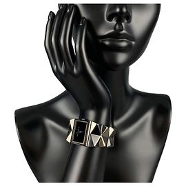 Relógio Karl Lagerfeld Pyramid Stud KL2601 Preto