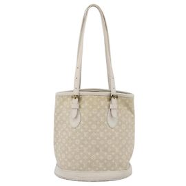 Louis Vuitton Petit Bucket Mini Lin Bege