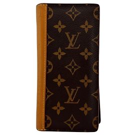 Louis Vuitton Monogram Long Wallet Brown