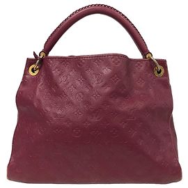 Louis Vuitton Artsy MM Monogram Empreinte Handbag in Purple Purple