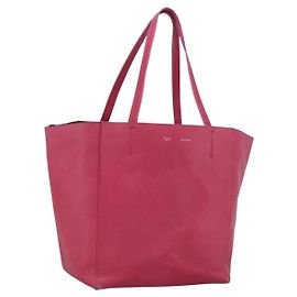 Céline Borsa tote Cabas Phantom in pelle rosa e oro Auth 172899 Rosa D'oro