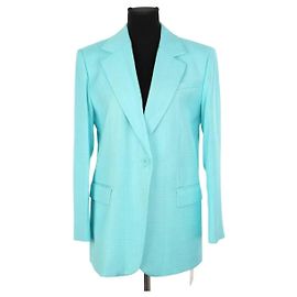 Blazer Sandro blu in viscosa Blu