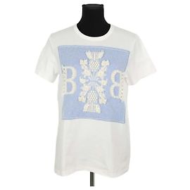 Barrie T-shirt bianca in cotone Bianco