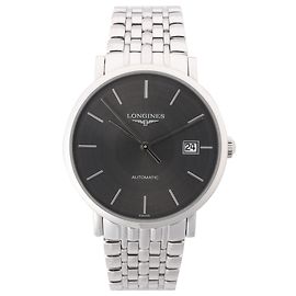 Reloj Longines Elegante L4.810.4 44546292 SS AT cara gris Gris