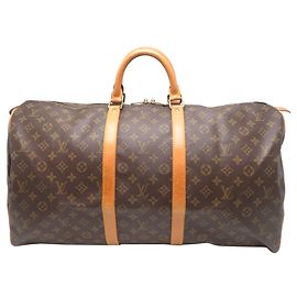 Sac Boston Keepall 55 Louis Vuitton Marron