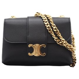 Céline Bolsa de Ombro Mini Victoire da Celine Preto