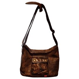 Bolsa transversal de couro marrom Belstaff Marrom