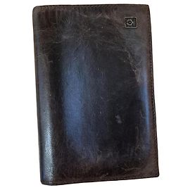 Brown leather wallet Belstaff Brown
