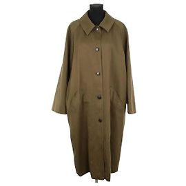 SéZane Trench coat de algodón caqui Caqui