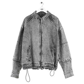 Autre Marque Veste en coton grise Gris