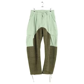 Autre Marque Grüne gerade Hose Grün