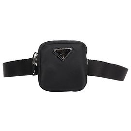 Prada Bolsa de cinturón de Re-Nylon negra Negro