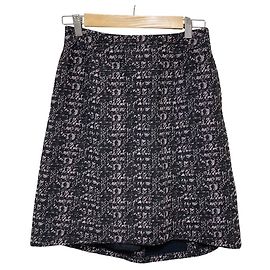 Autre Marque Jupe midi Rene Noir Rose