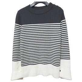 Autre Marque Suéter de lã WRAPINKNOT Marrom Branco Fora de branco