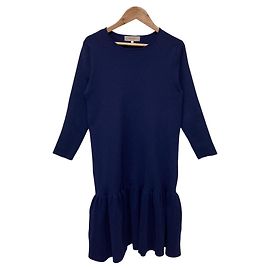 Autre Marque JUSGLITTY Strickkleid Blau