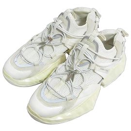DIAMOND TRAIL Mesh Sneakers von Jimmy Choo Weiß