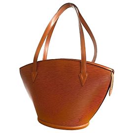 Louis Vuitton Saint Jacques Epi-Leder Tote Bag Braun