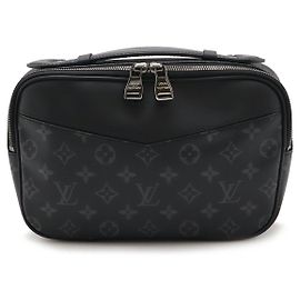 Marsupio Monogram Eclipse Louis Vuitton Nero Grigio