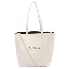 Bolsa de couro Balenciaga EVERYDAY TOTE XS Branco