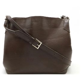 Bolsa de Ombro Mandara MM Epi da Louis Vuitton Marrom