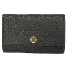 Louis Vuitton Multicle 6 Key Case Black Monogram