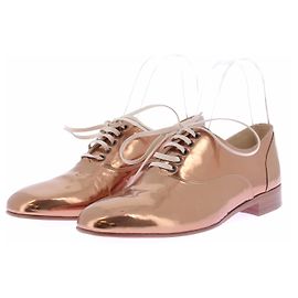 Christian Louboutin Derbies bronze Golden