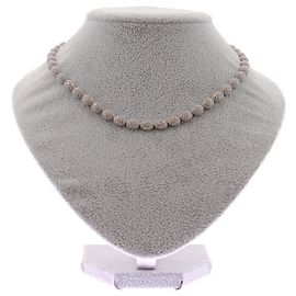 APM Monaco Collar "Copos de Nieve" plateado Plata