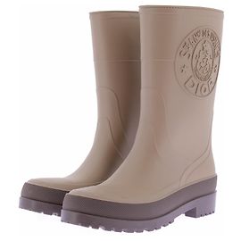 Dior Bottes de pluie beiges Beige