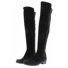 Stuart Weitzman Botas altas negras de ante Negro