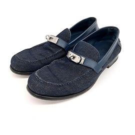 Hermès Slipper Schwarz