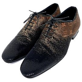 Louis Vuitton Sequined Loafers Black