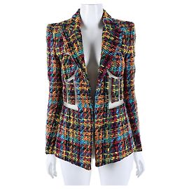 Balmain Tweed Sheer Jacket Multiple colors